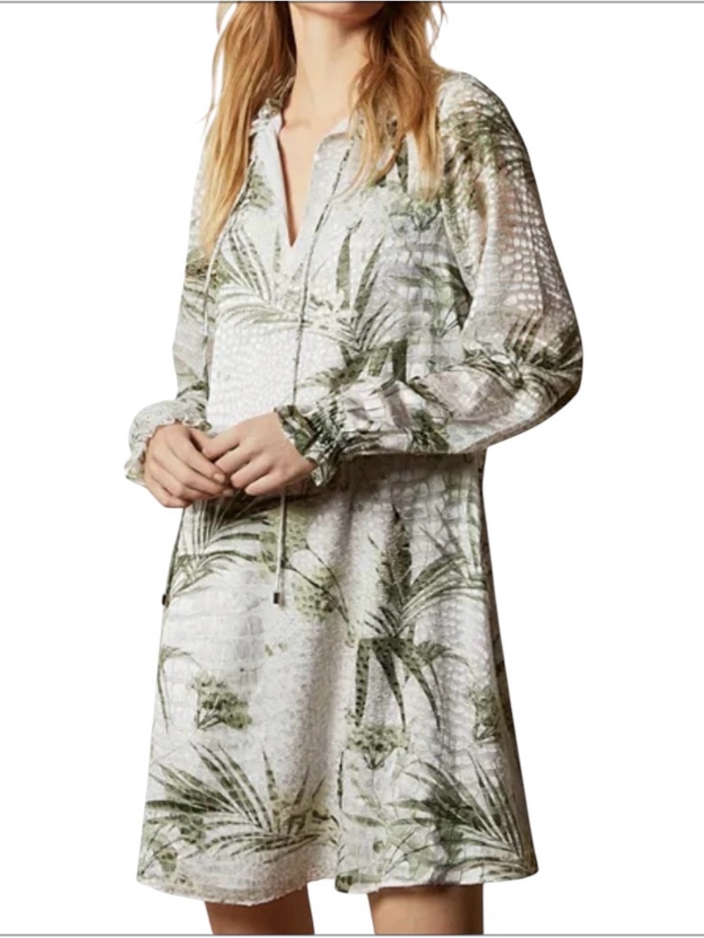Ted Baker Glimmah Highland‎ Burnout Swing Dress